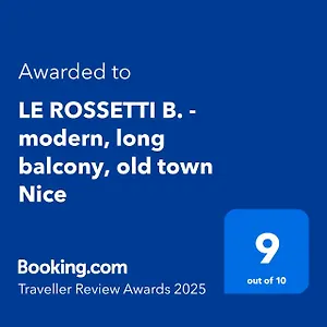 Le Rossetti B. - Modern, Long Balcony, Old Town , Nice France